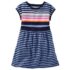 2-Piece Neon Striped Dress